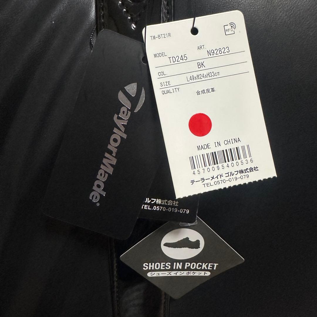 TaylorMade プレミアムクラシック ボストンバック　黒 新品