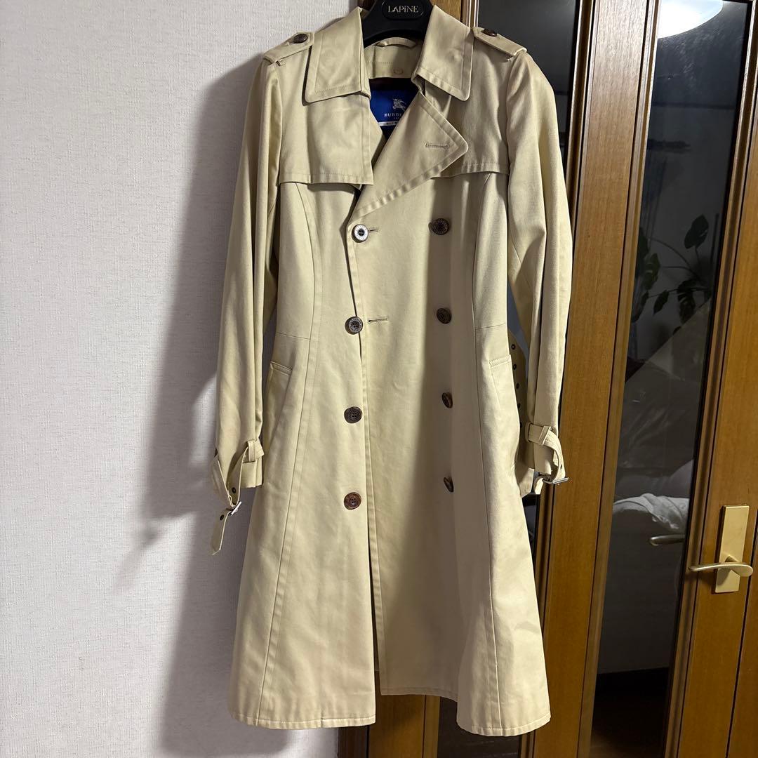 BURBERRY BLUE LABEL トレンチコート 38 ライナー&ベルト付