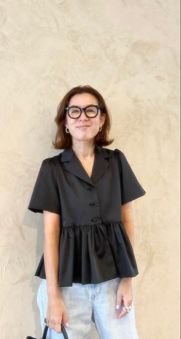 シーズンスタイルラボ　大草直子　タフタティアードジャケット