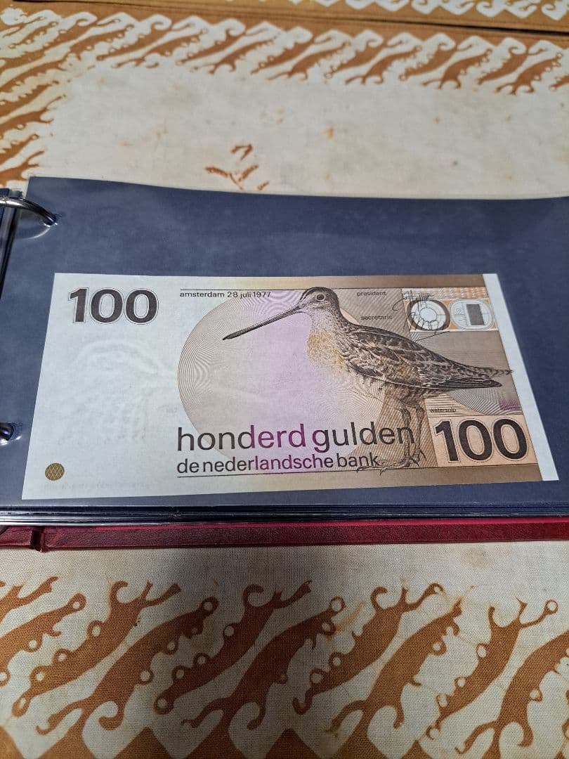 オランダ旧紙幣　5 10 25 50 100 ギルダー