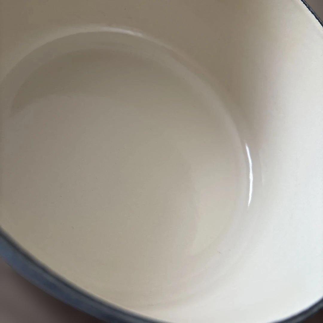 ル・クルーゼ/ココットロンド/シャンブレー/18cm