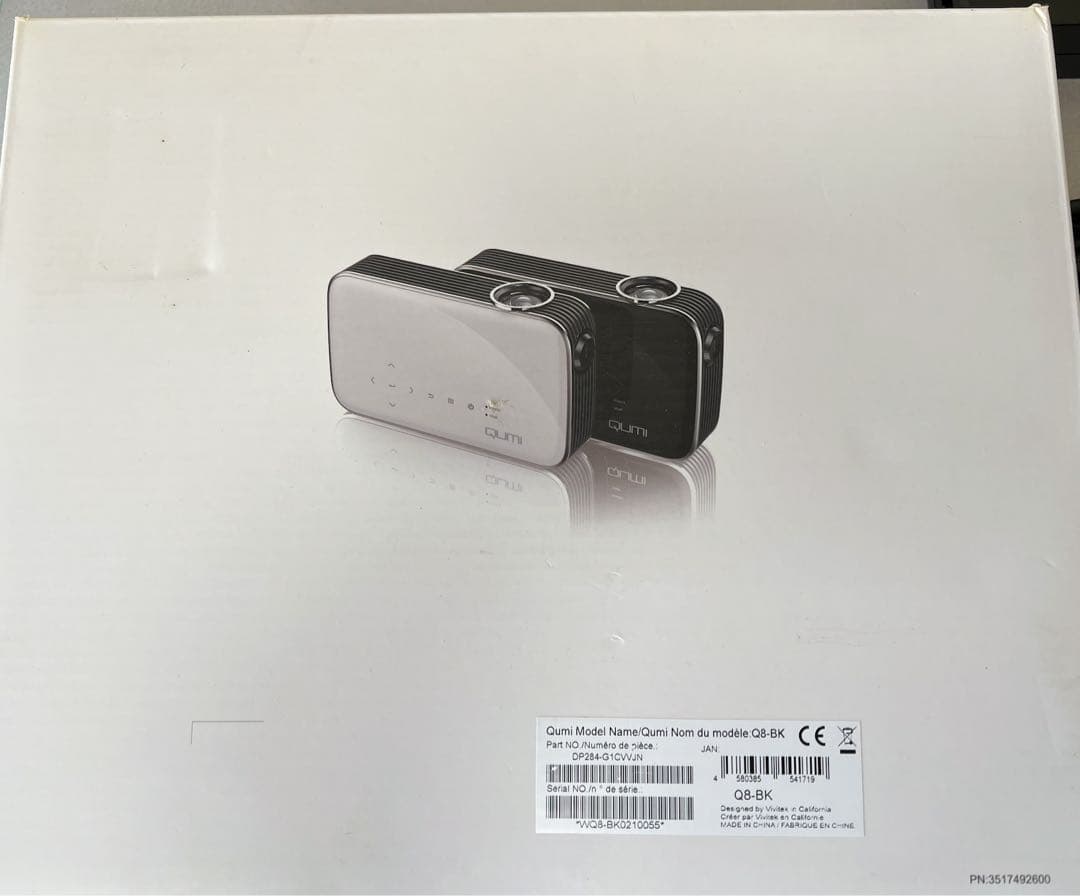 【美品】Vivitek LEDモバイルプロジェクター QUMI Q8-BK