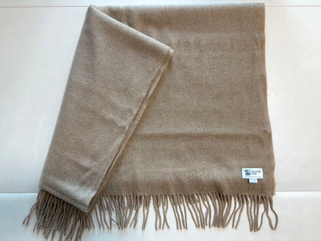 Johnstons of Elgin カシミヤ大判ストール