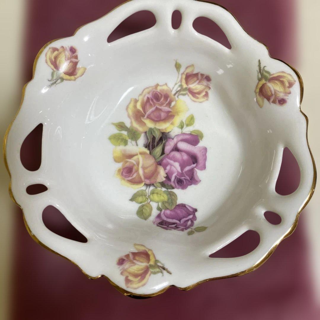 ヴィンテージ　グロリアファイン　ポーセリン　ババリア　ハンドワーク　陶器