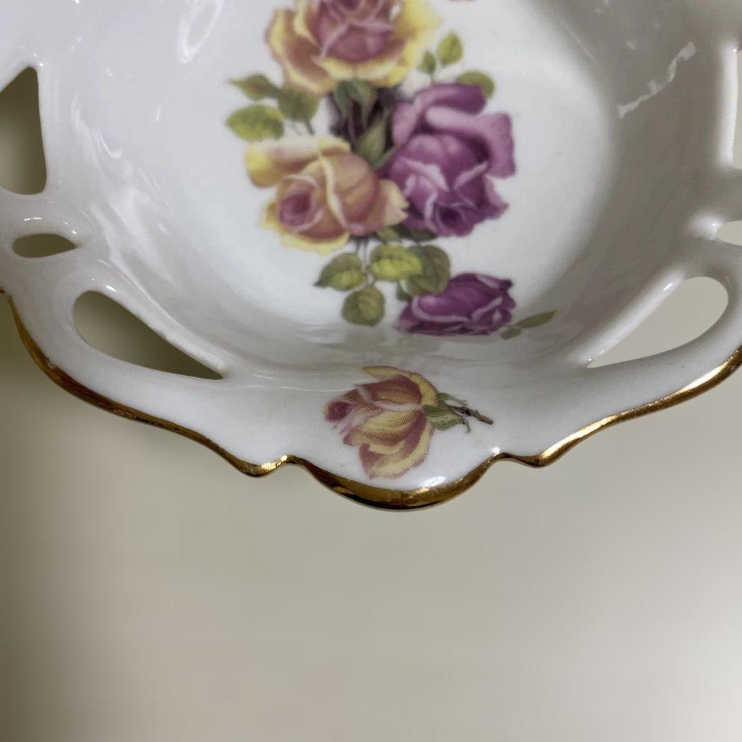 ヴィンテージ　グロリアファイン　ポーセリン　ババリア　ハンドワーク　陶器