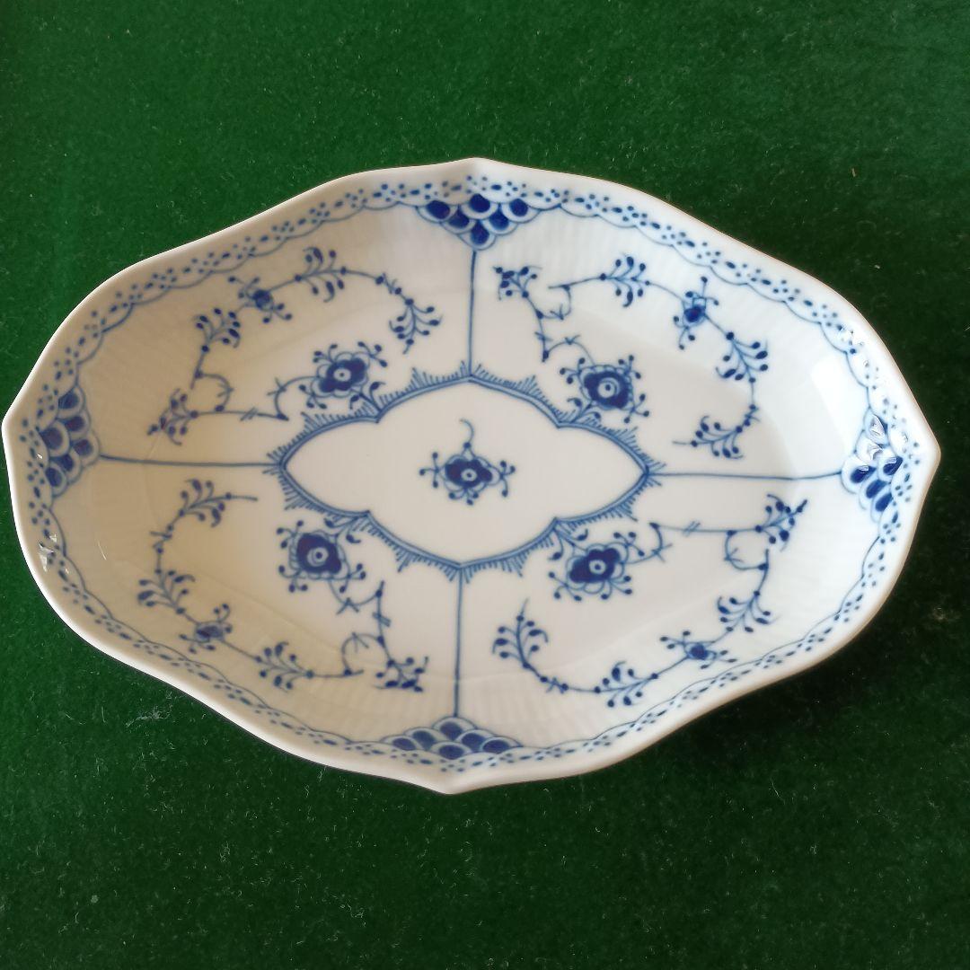 み*ん様 ロイヤルコペンハーゲン　ブルーフルーレットハーフレース　ピックルディッ