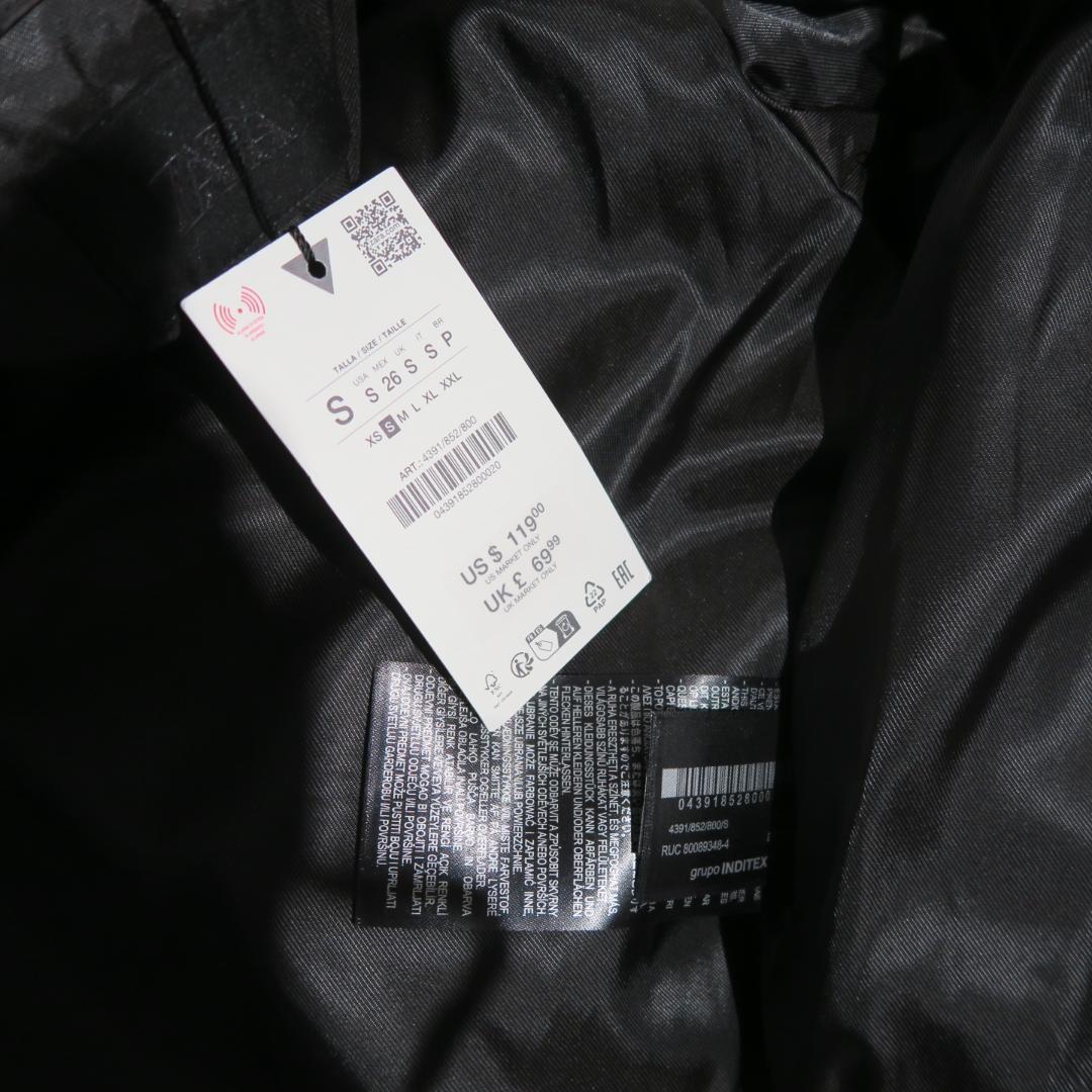 タグ付・新品 ZARA フェイクレザージャケット 4391/852/800