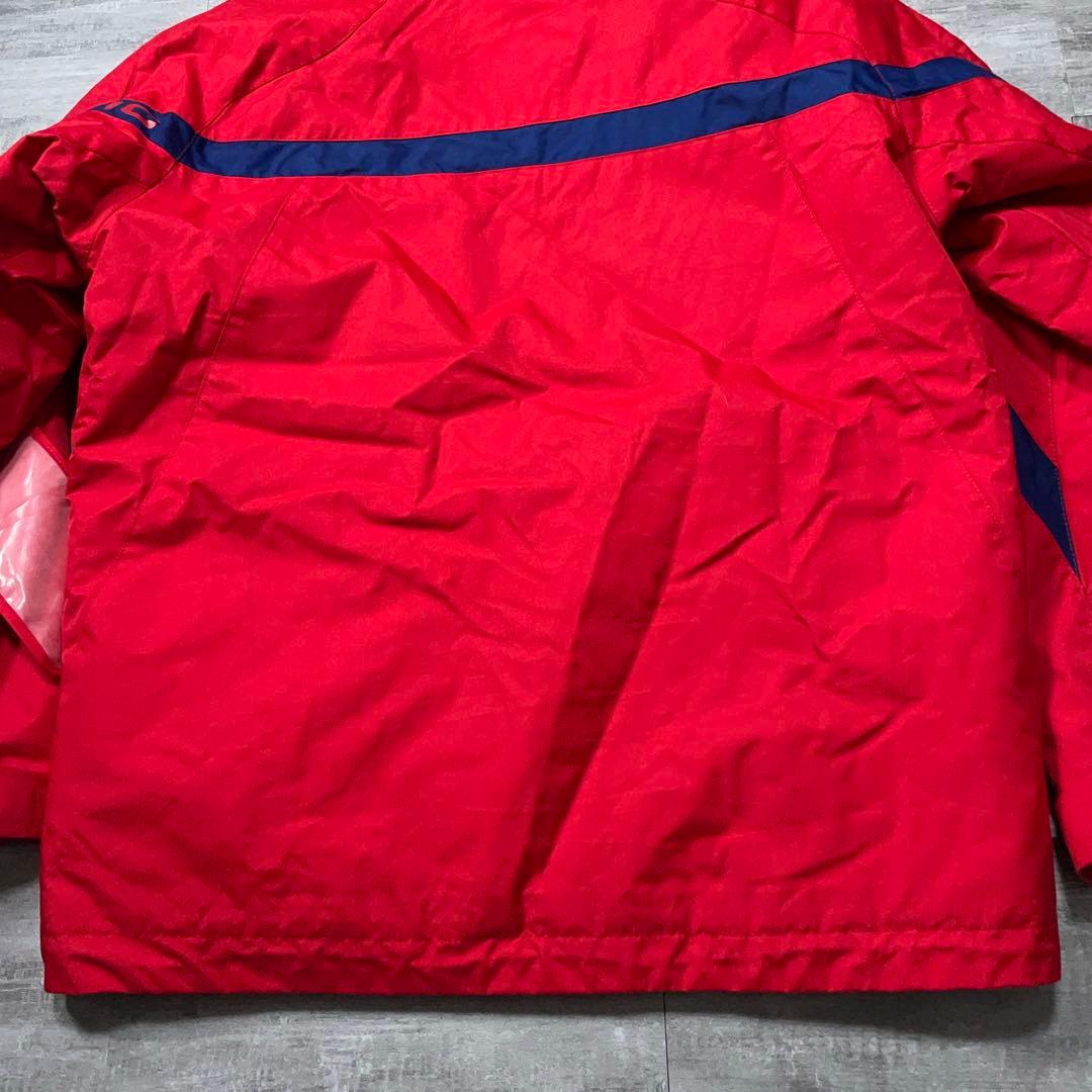 近年モデル DESCENTE デサント スキーウェア メンズL スノーボード赤黒