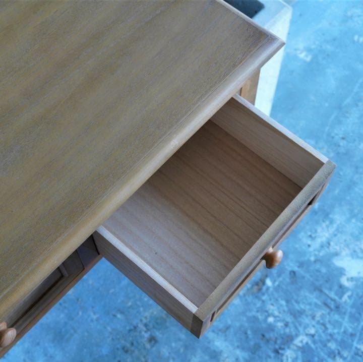 桐材 コンソールテーブル ハイテーブル カウンターテーブル 机 木製 無垢材