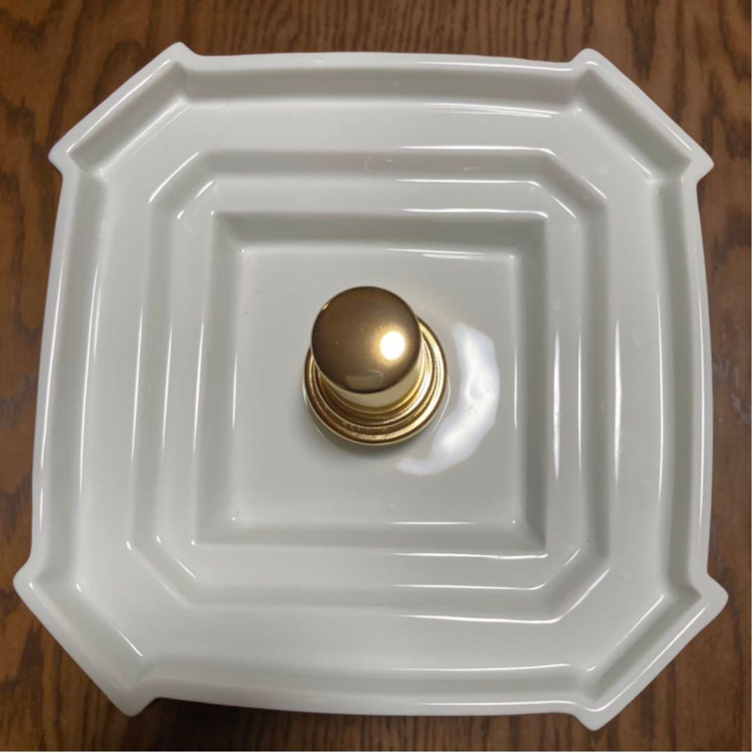 ランプベルジェ　アビランド　リモージュ陶器アロマランプ<新品未使用>