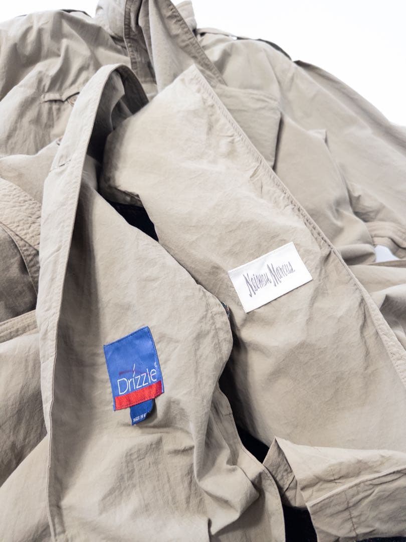 Drizzle USA製 Neiman marcus デザイントレンチコート