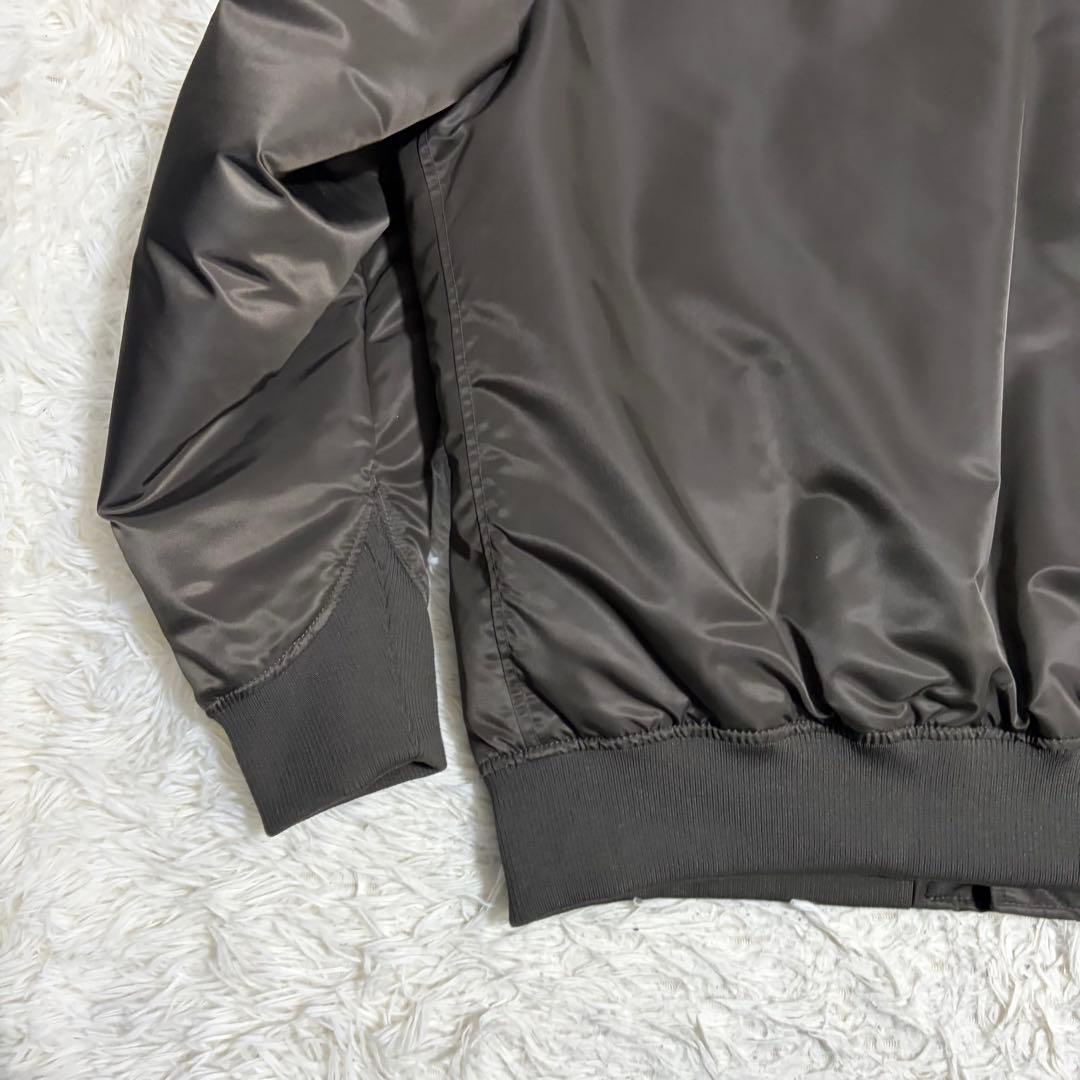 【極美品】UNIQLO +J ハイブリッドダウンオーバーサイズMA-1 グレー