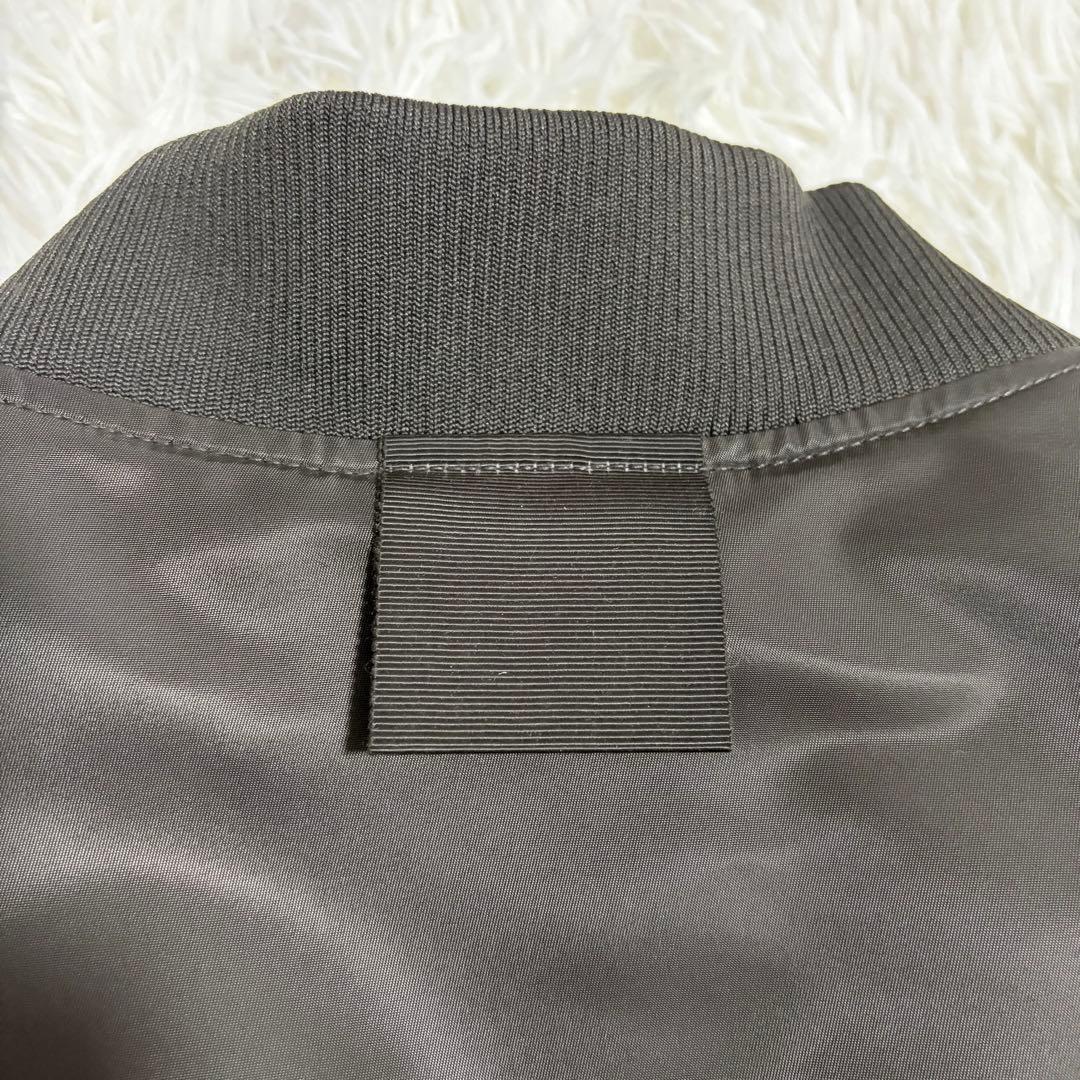 【極美品】UNIQLO +J ハイブリッドダウンオーバーサイズMA-1 グレー