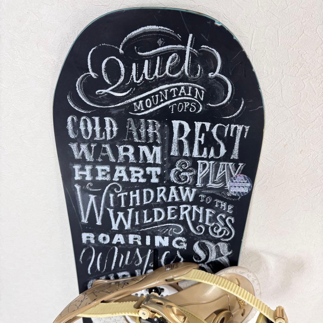 専用BURTON DEJAVU 141cm スノーボードセット