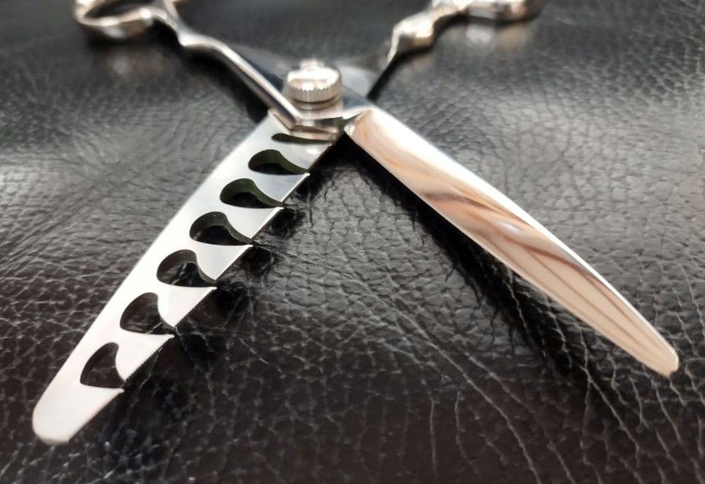 神田文一商店 Jin セニング 理容師 ハサミ 7-17 日本製 梳き鋏