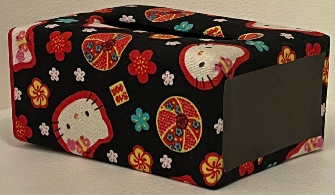 サンリオ　キティ　ポケットティッシュ ボックス　和柄　着物　レア