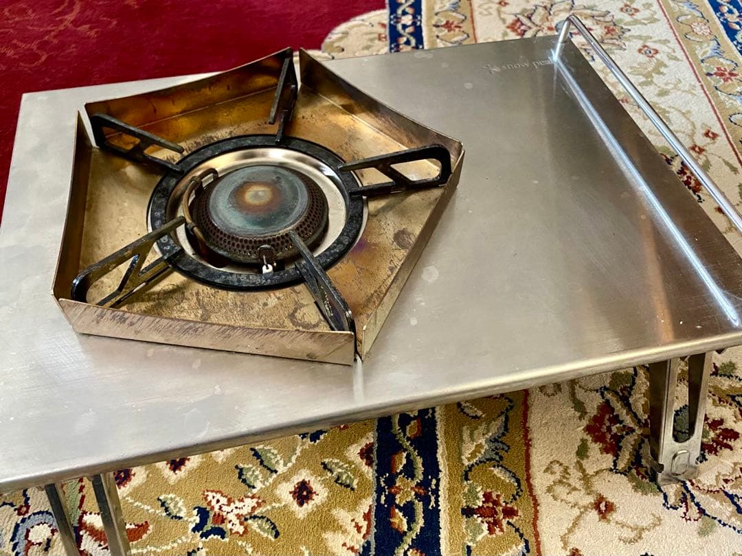 スノーピーク　プレートバーナー＆専用の風防