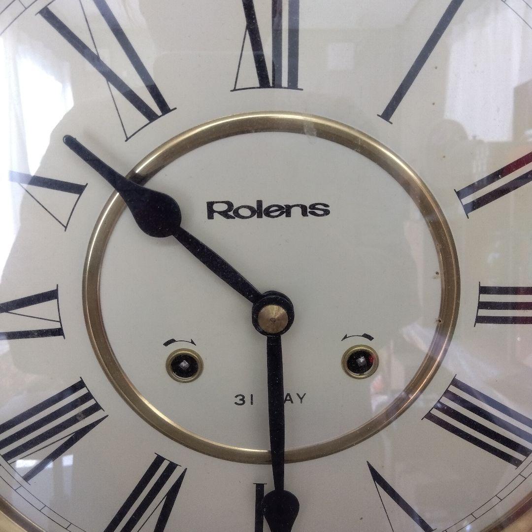 Rolens　壁掛け時計　ネジ式　アンティーク　レトロ