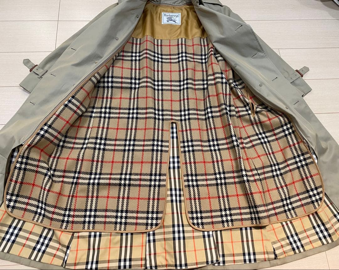 【猫】Burberrys 90年代 トレンチコート ライナー付き