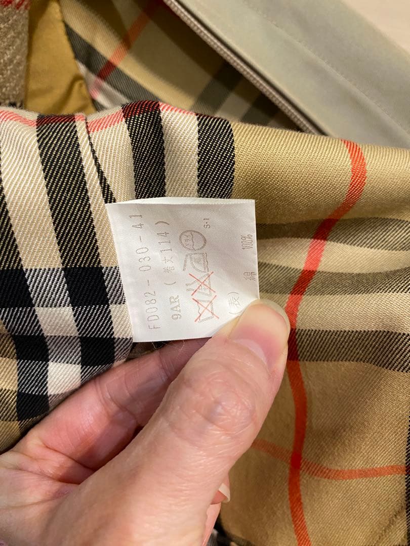 【猫】Burberrys 90年代 トレンチコート ライナー付き