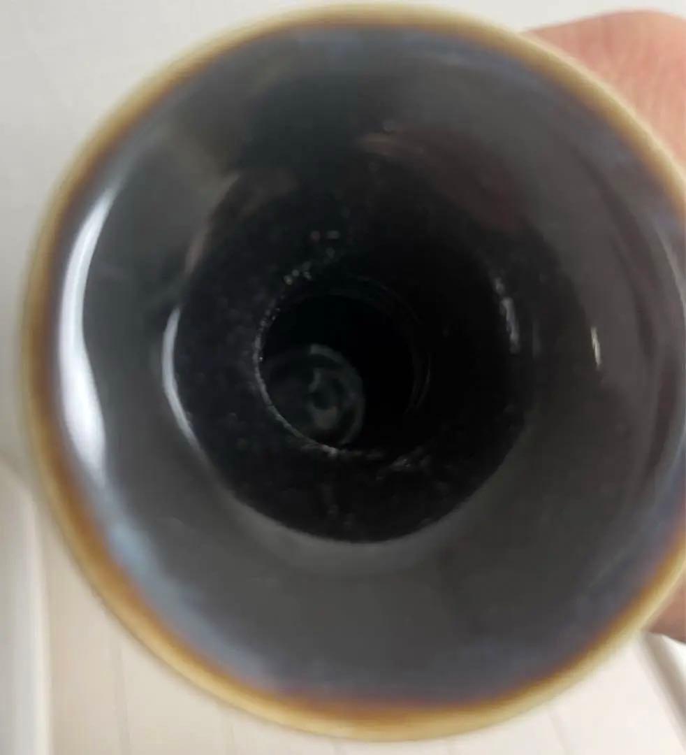 中国 定窑 黑釉瓶 骨董品 陶芸 古美術。