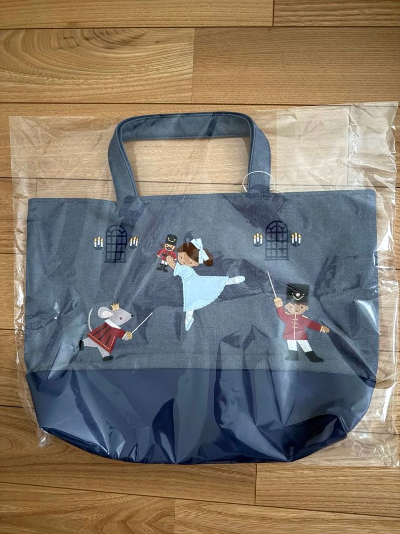 【新品未使用】familiar 貞松•浜田バレエ団 くるみ割り人形 デニムバッグ
