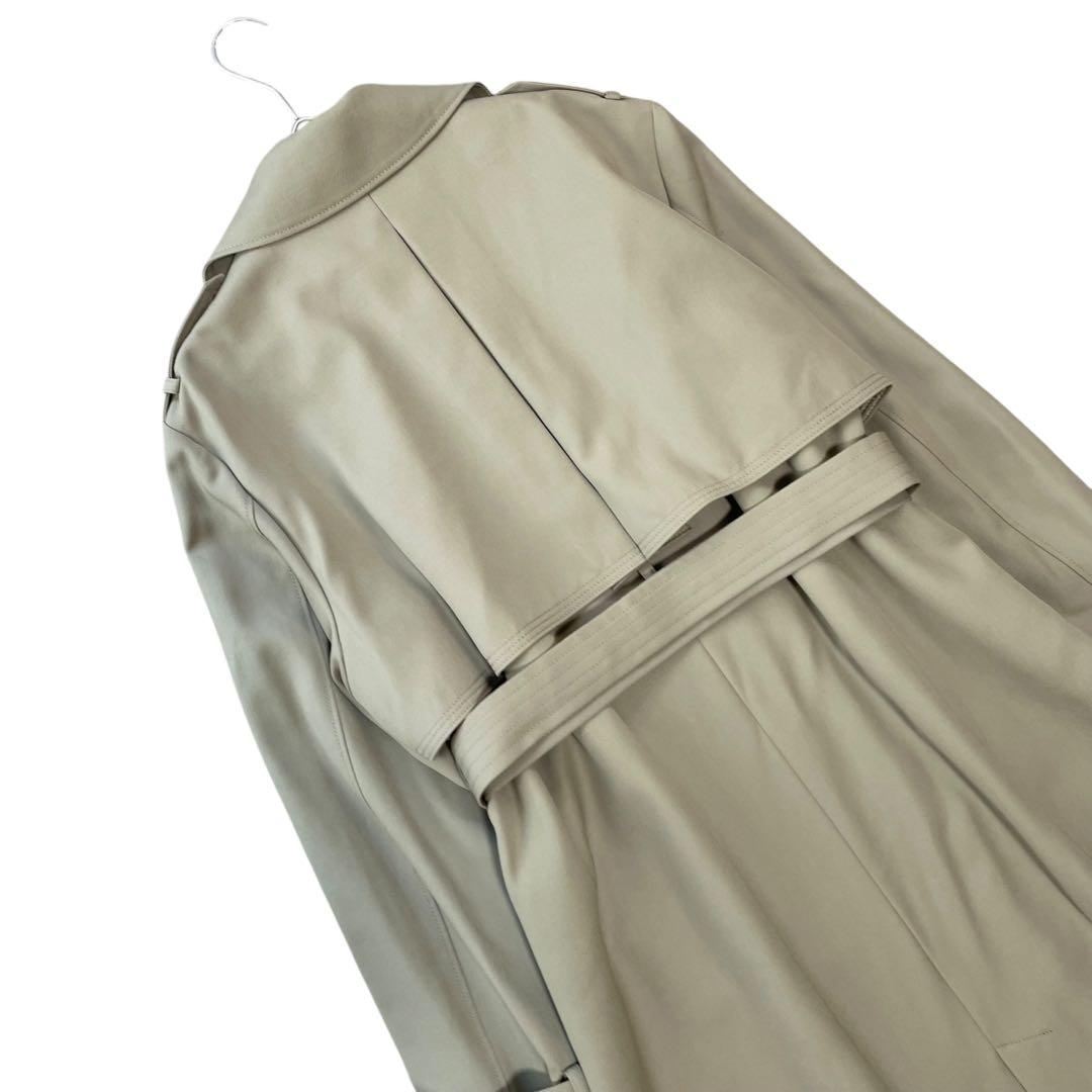 24SS✨新品タグ付✨anuans ウールギャバジントレンチコート M