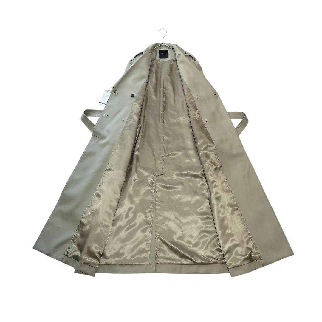 24SS✨新品タグ付✨anuans ウールギャバジントレンチコート M