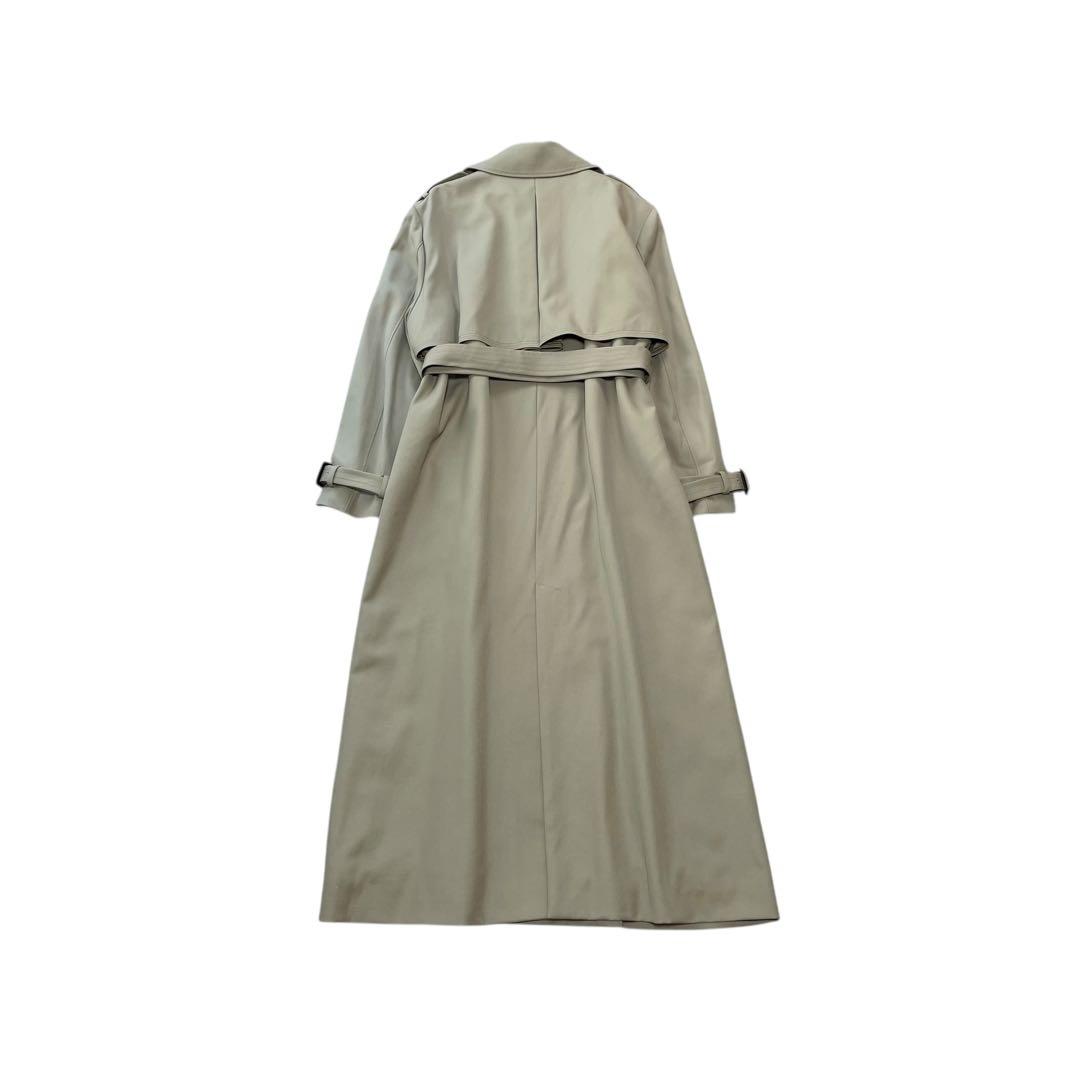 24SS✨新品タグ付✨anuans ウールギャバジントレンチコート M