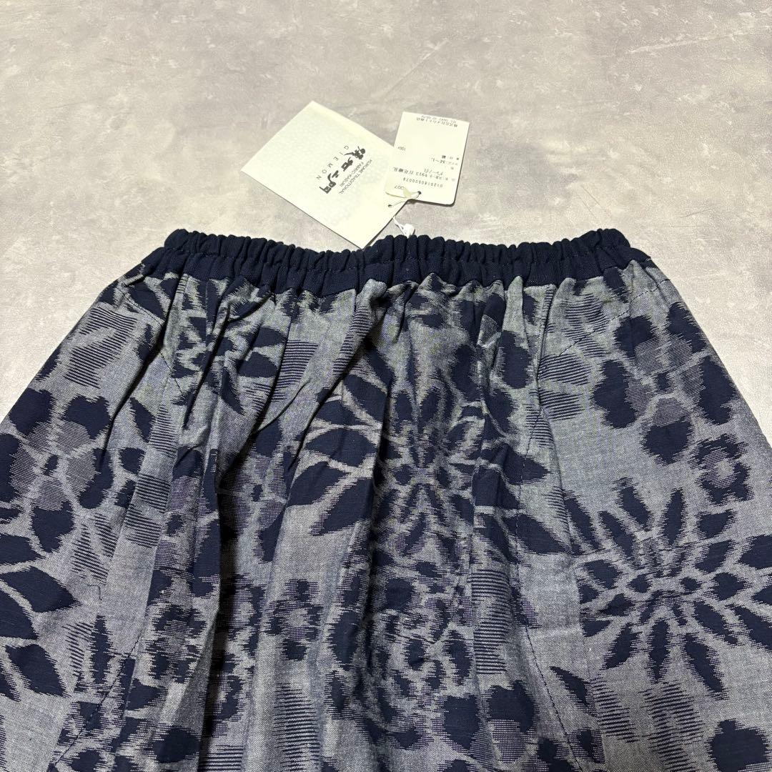 【未使用】ギエモン 儀右衛門 切り替え スカート 花柄 百花繚乱