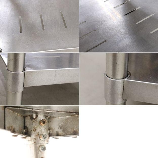 ステンレス サイドテーブル コンソール 花台 展示台 作業台 店舗什器 業務用