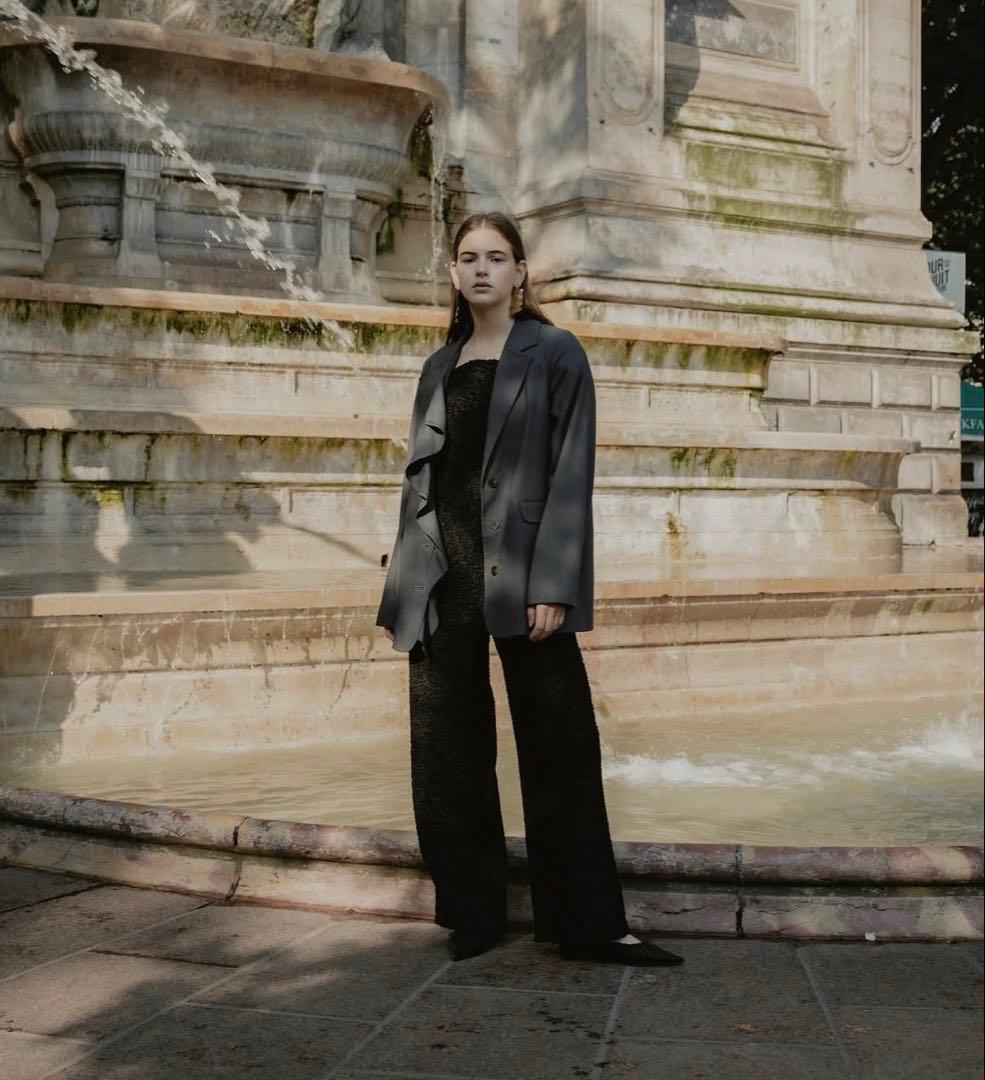 Eaphi drop shoulder rompers 定価17,000円