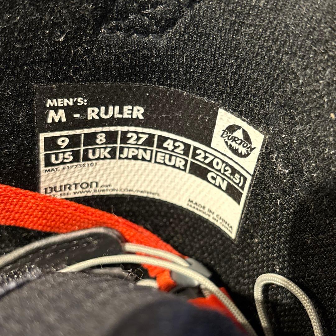 sr5☆BURTON スノーボード ブーツ M-RULER 27cm