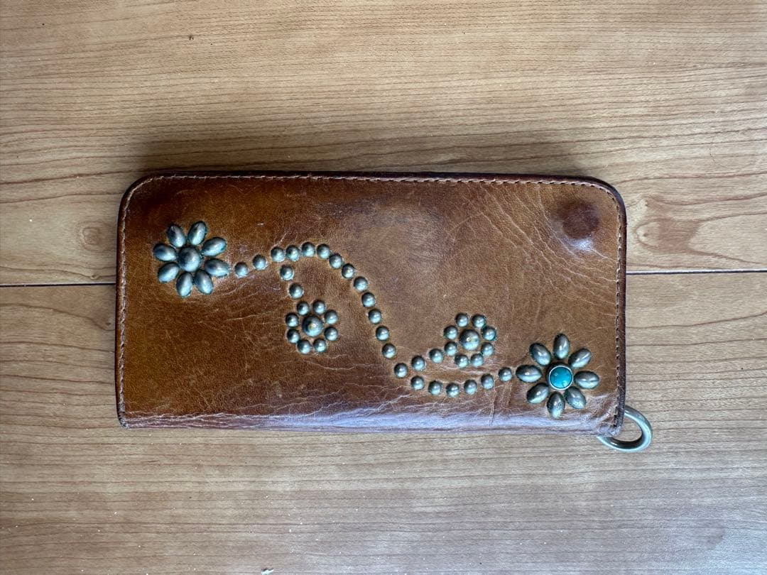 HTC ロングウォレット1ターコイズ Naturl