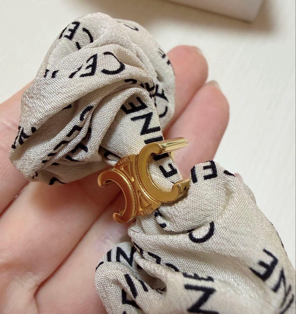 CELINE レイユールシュシュ/ゴールド