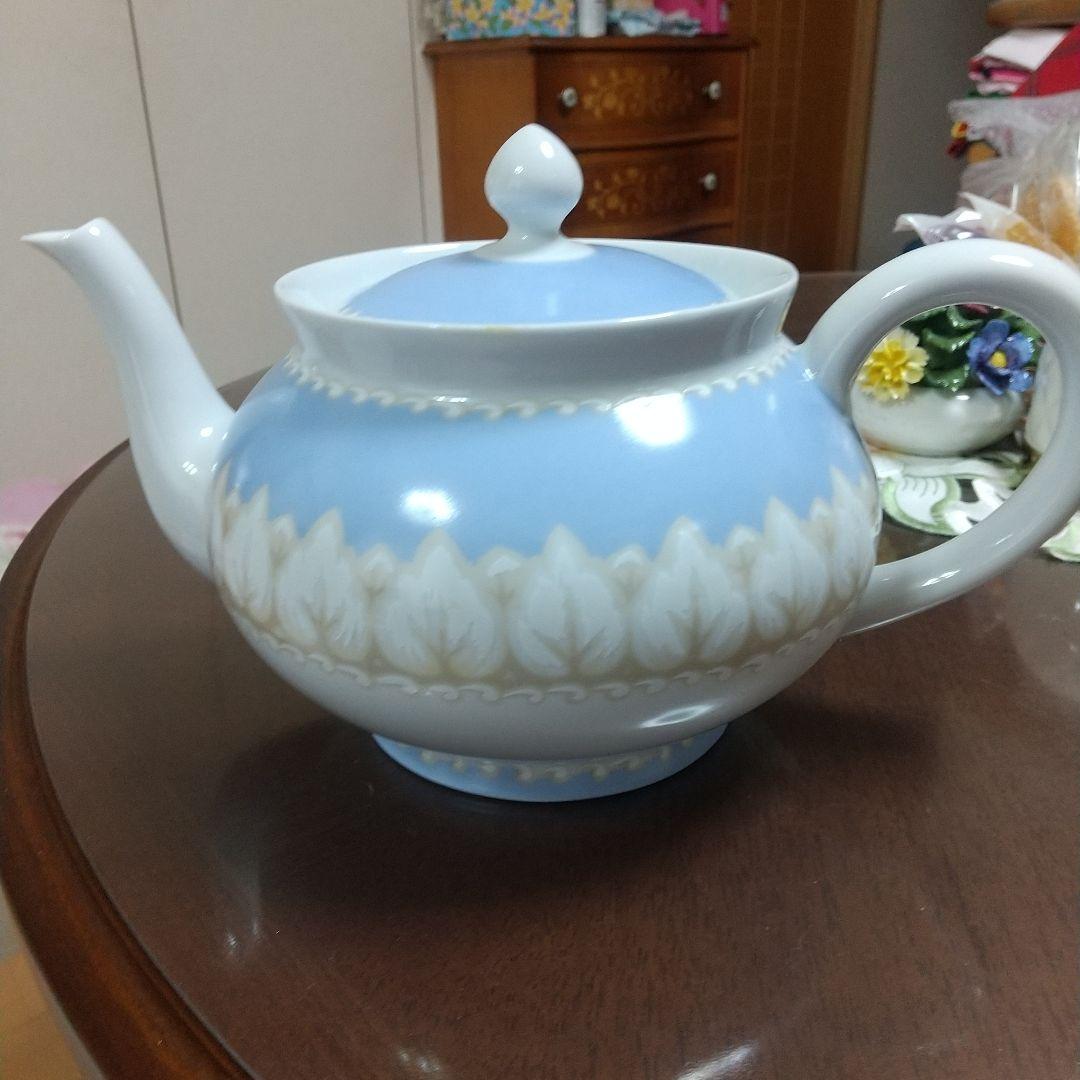 未使用 ジュヌビエーヴ・レチュ ティーポット（フランスリモージュ焼）