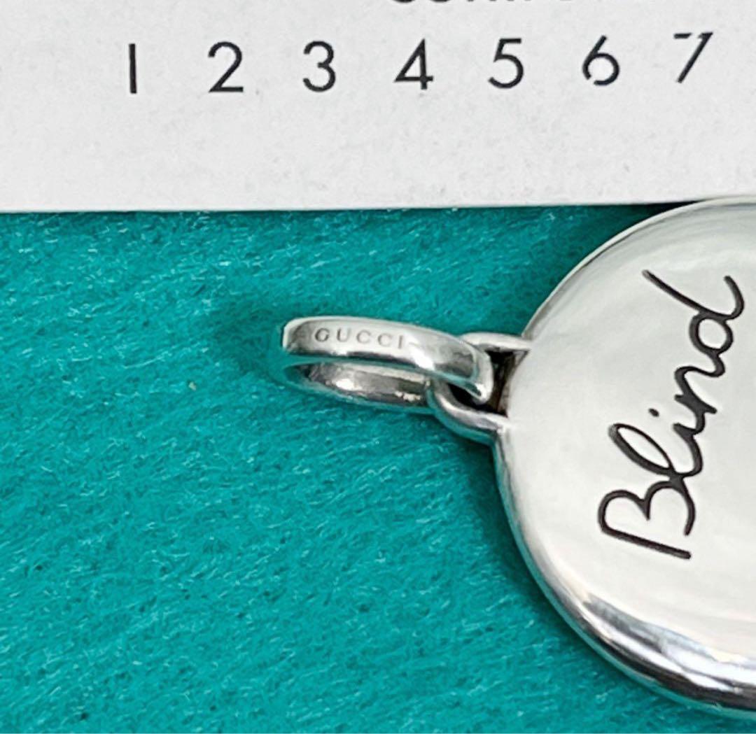 極美品‼️GUCCI ブラインドフォーラブペンダント
