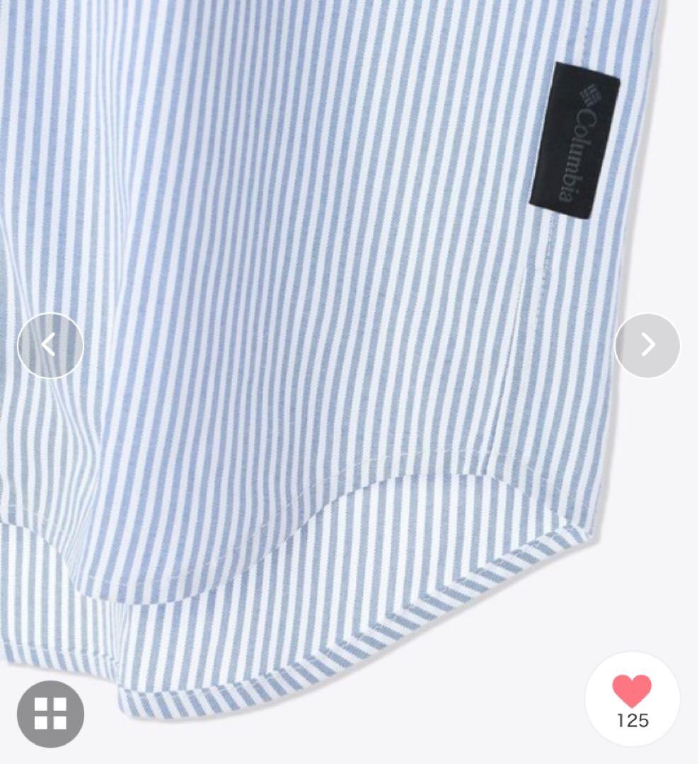 【COLUMBIA BLACK LABEL】シェブロンリムロングスリーブシャツ