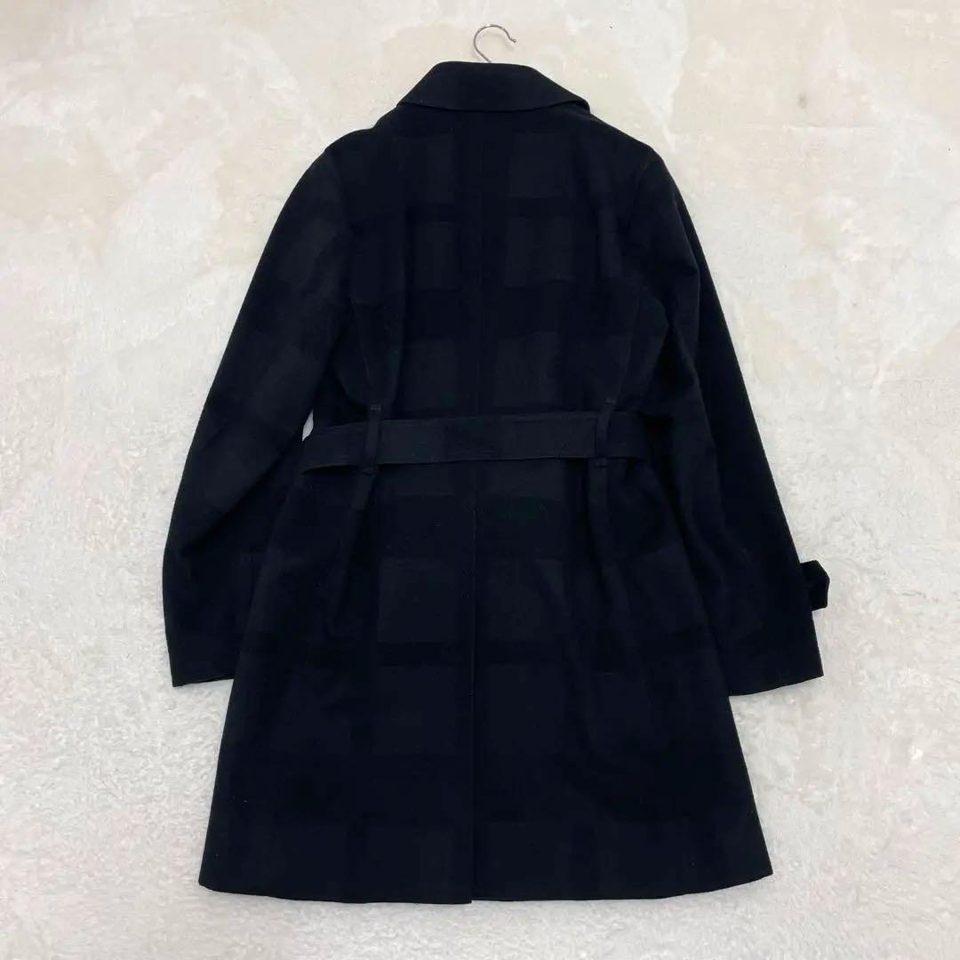 【美品】ブラックレーベルクレストブリッジ ステンカラーコート ブラック M