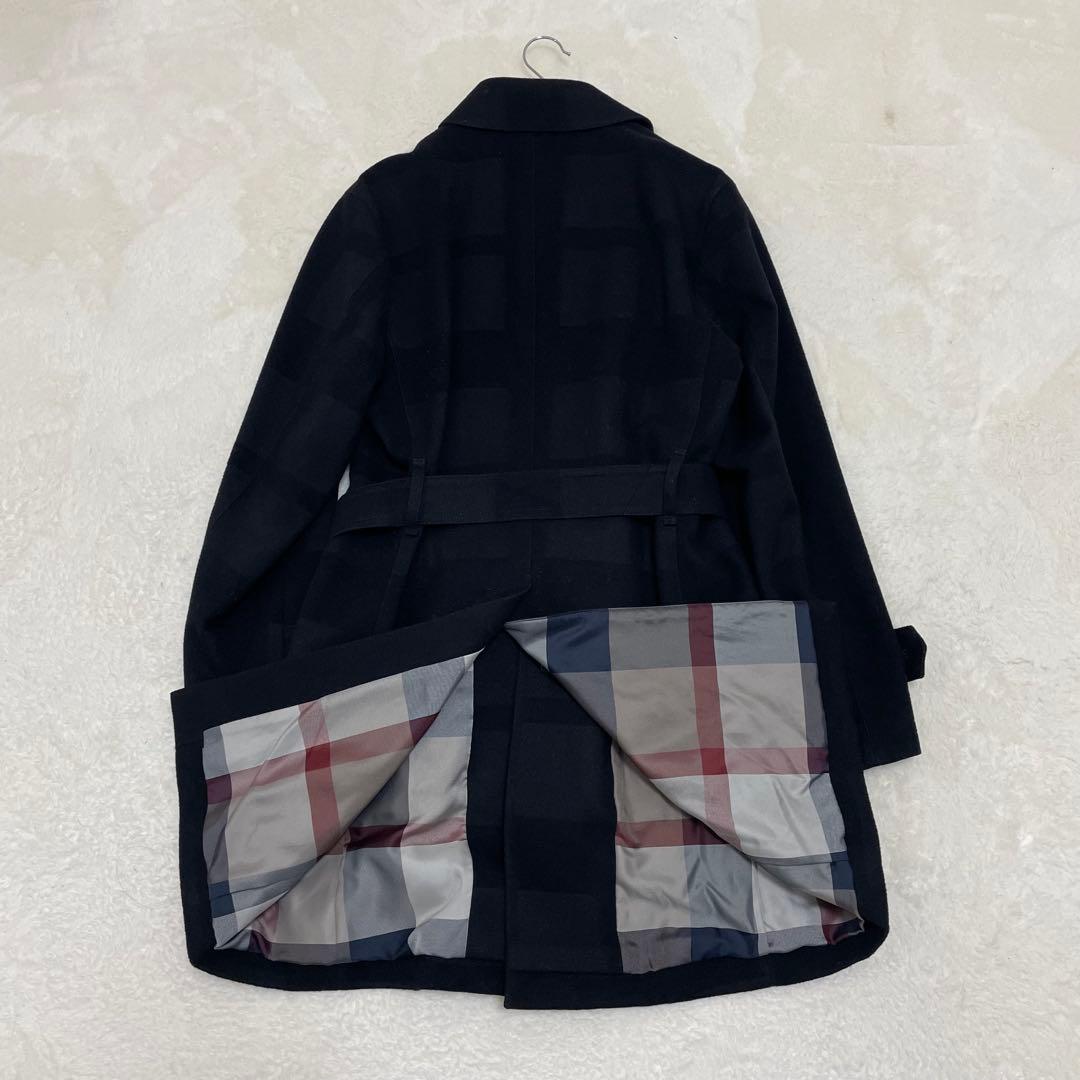 【美品】ブラックレーベルクレストブリッジ ステンカラーコート ブラック M