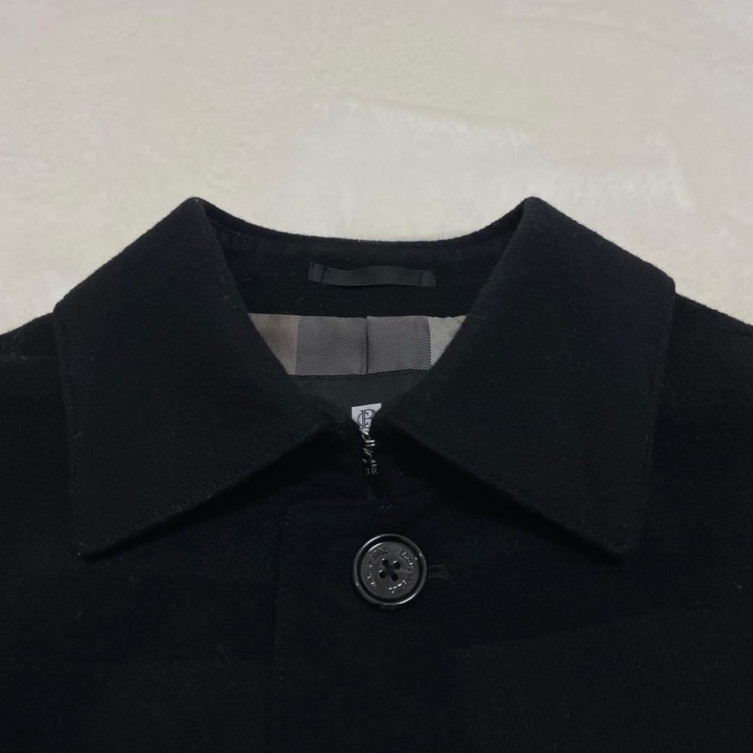 【美品】ブラックレーベルクレストブリッジ ステンカラーコート ブラック M