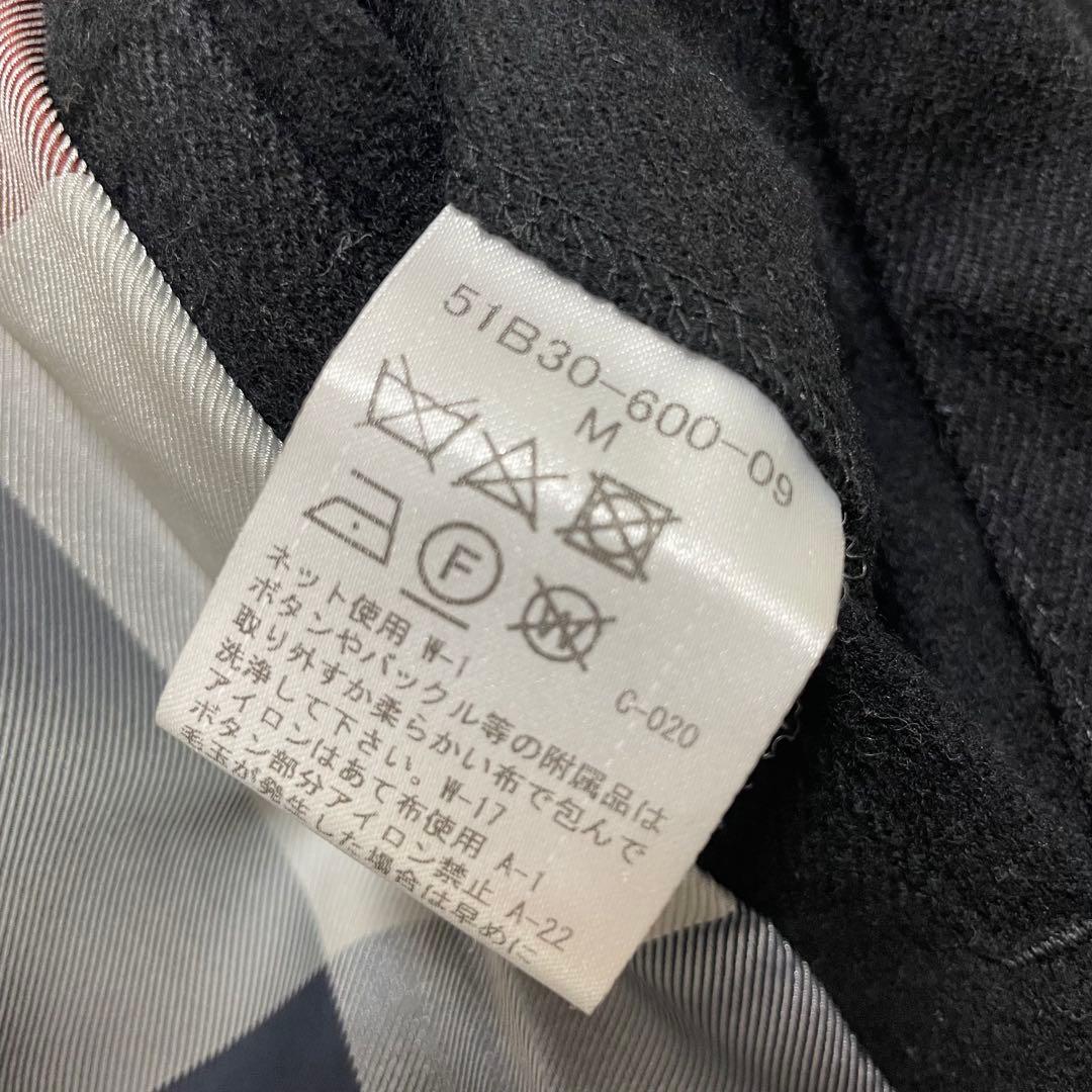 【美品】ブラックレーベルクレストブリッジ ステンカラーコート ブラック M