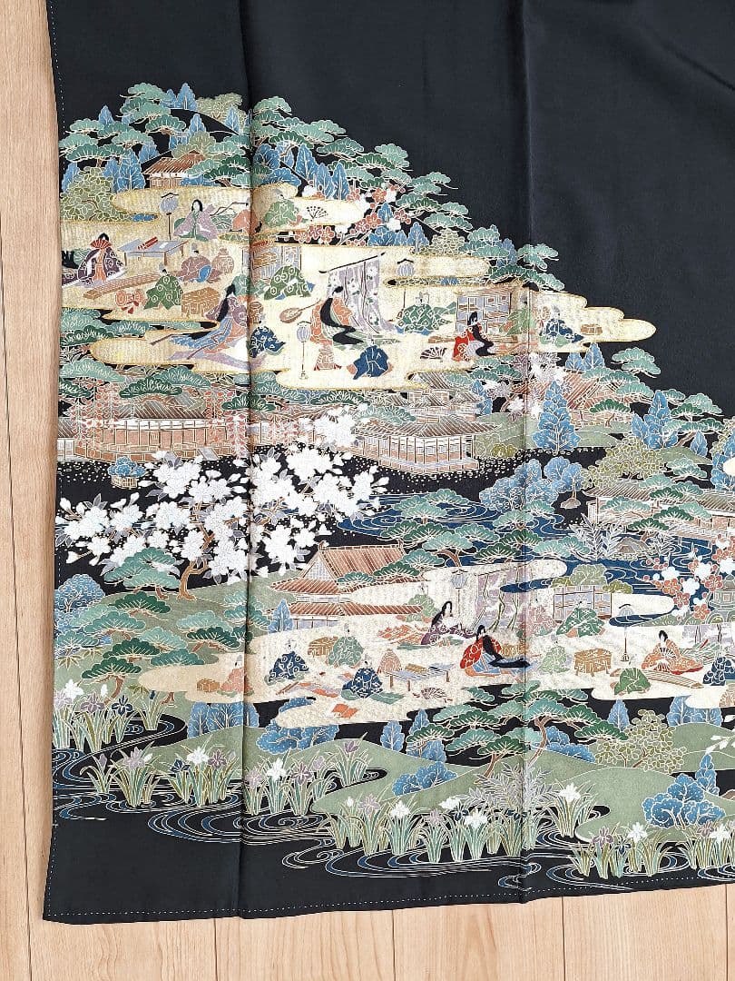 着物リメイクワンピース3679