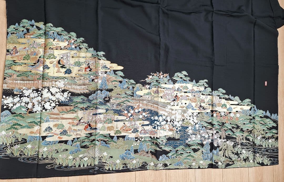 着物リメイクワンピース3679