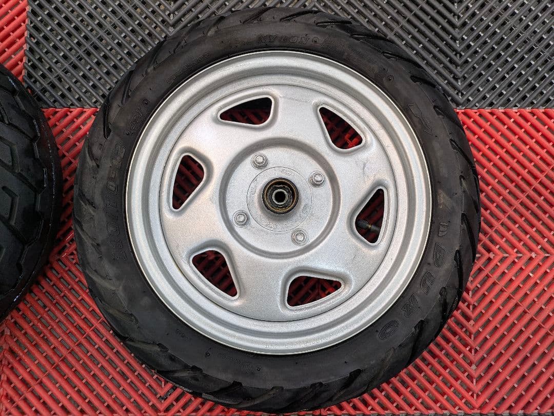 ☆最終値下げ☆フュージョン　鉄チンホイール　扁平タイヤセット