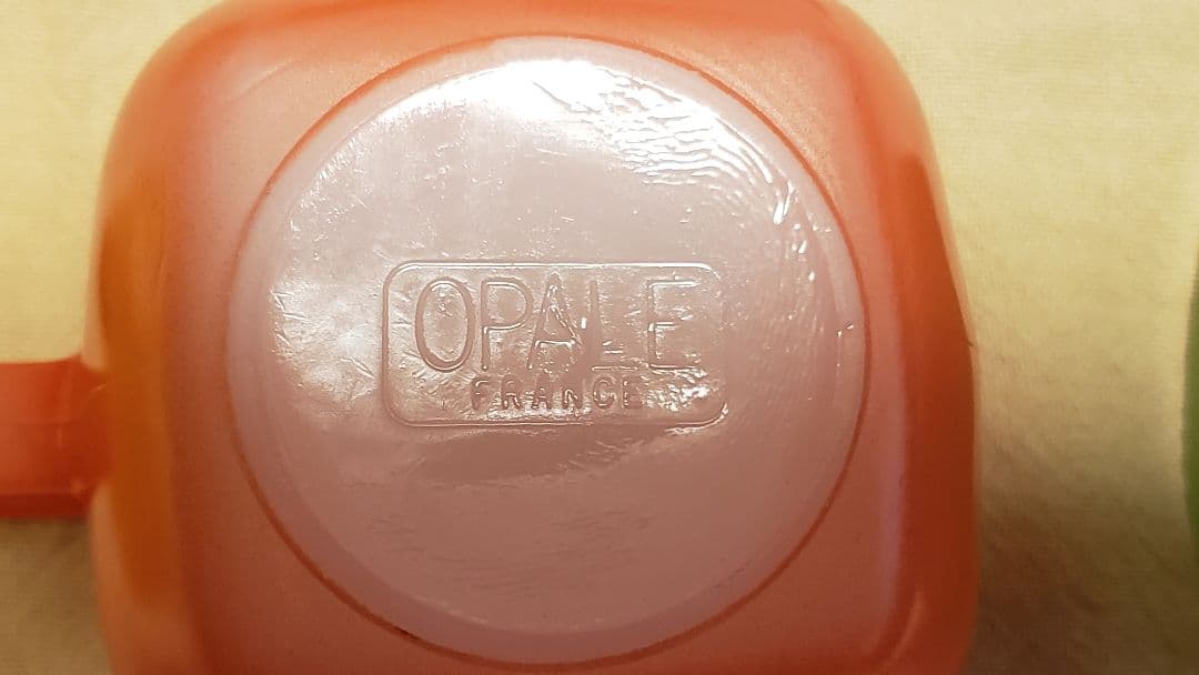 【レア品】ミルクマグ  1950年 8個 フランス アンティーク オパール