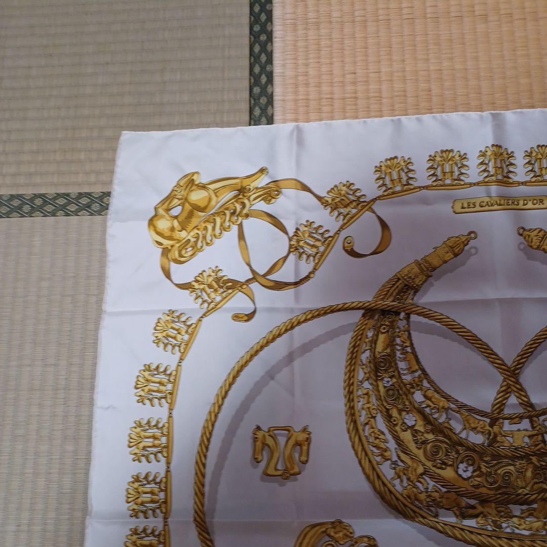 エルメススカーフ　カレ　黄金の騎士