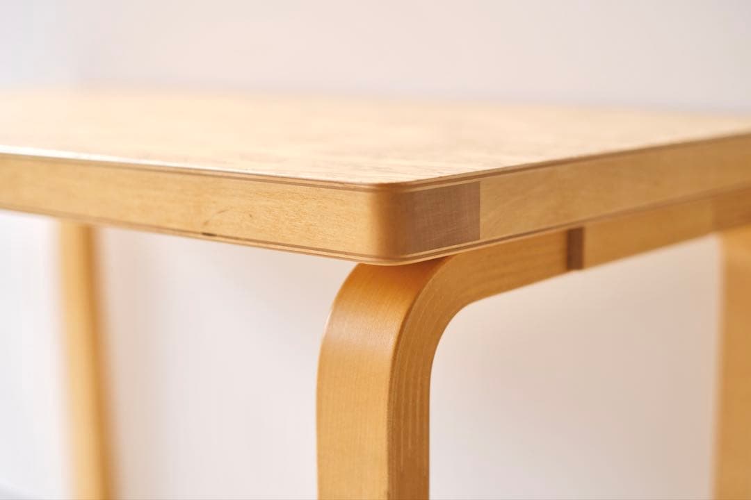 【限定】Artek l ベンチ(サイドテーブル)l 153B l カーリーバーチ