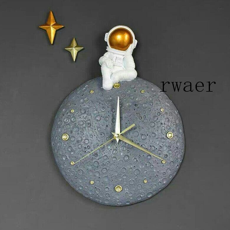 Ar宇宙飛行士の掛け時計居間家庭用ファッション時計レストラン壁面装飾時計