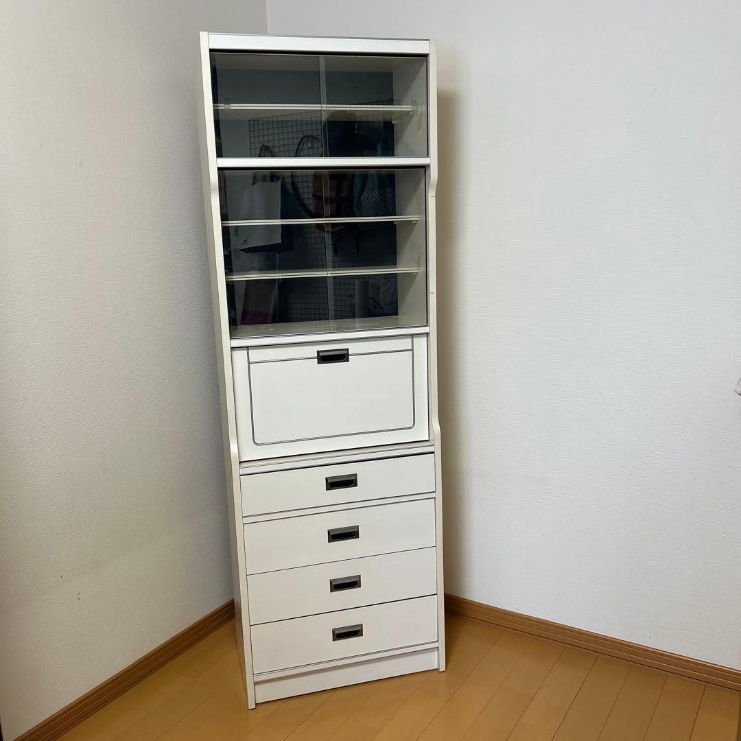 昭和レトロ レトロポップ 食器棚 ガラス